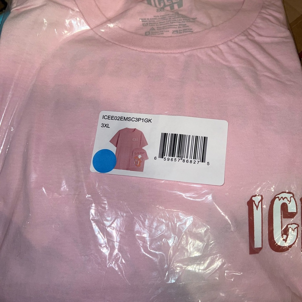 ICEE Graphic Tee (Baby Pink) 2XL